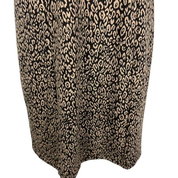 Chicos So Slimming Womens Leopard Print Stretch Sheath Knit Dress sz 0.5 / S / 6 - Picture 7 of 16